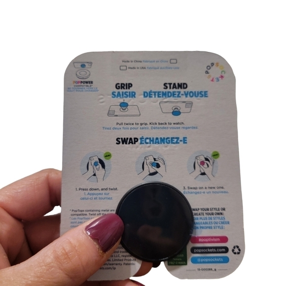 PopSocket Grip Botanical Leaf's - Picture 3 of 4